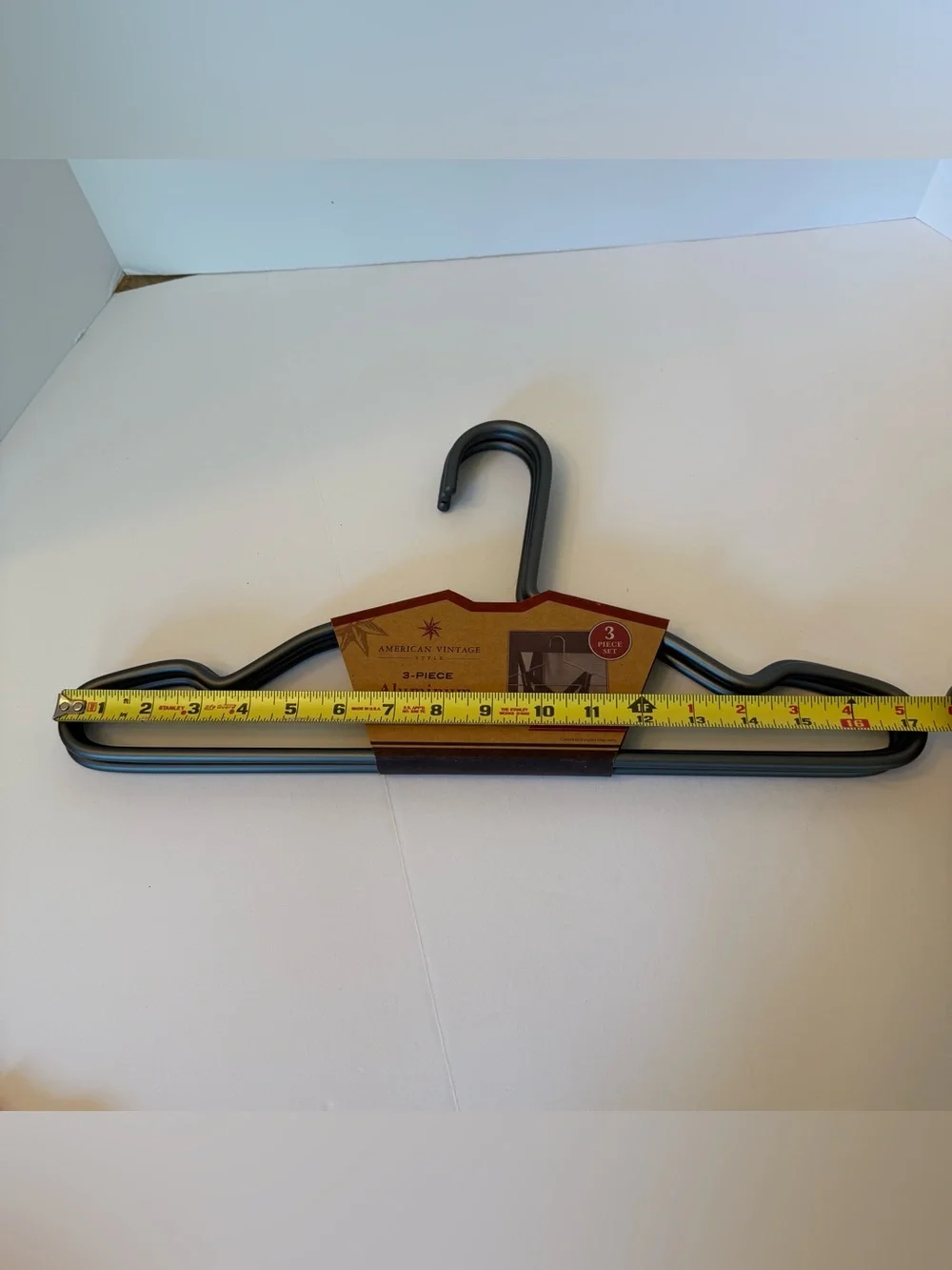 American Vintage Style 3-Piece Aluminum Hanger Set - New #2